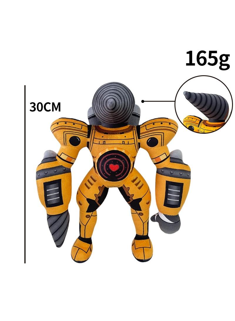 Skibidi Toilet Plush 30 Cm Titan Electric Driller Plushies Toy For Fans Gift Horror Stuffed Figure Doll For Kids And Adults Great Birthday Stuffers For Boys Girls