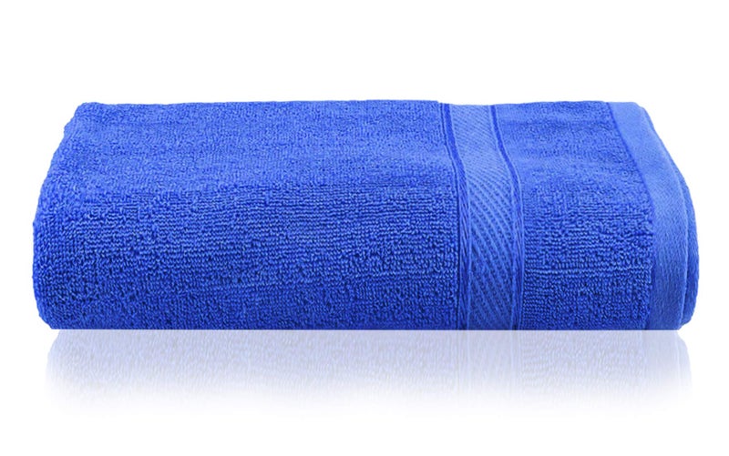 Kuber Industries Kuber Industries Cotton Bath Towel Super Soft, Fluffy, and Absorbent, Perfect for Daily Use 100% Cotton Towels, 500 GSM (Blue)  - Image 1