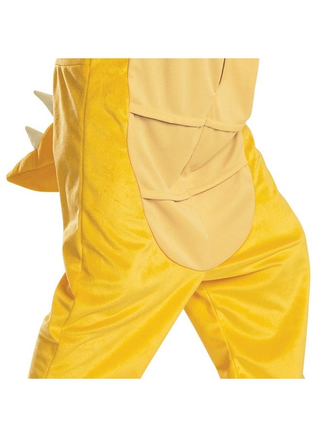 Disguise Bowser Costume Hooded Jumpsuit, Official Super Mario Character Costume for Kids, Size (10-12) - Image 4