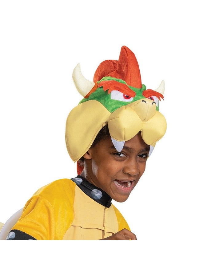 Disguise Bowser Costume Hooded Jumpsuit, Official Super Mario Character Costume for Kids, Size (10-12) - Image 2