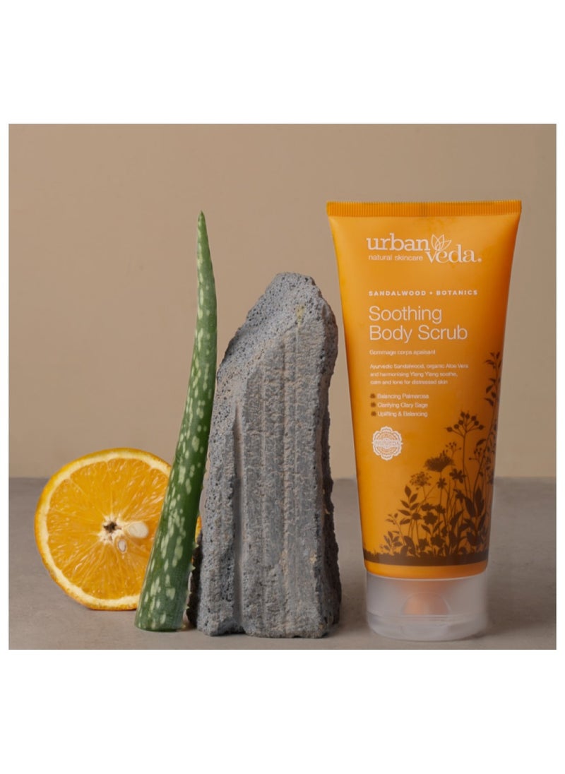 urban Veda Soothing Sandalwood Aloe Vera Vitamin C Body Scrub 200ml  - Image 3