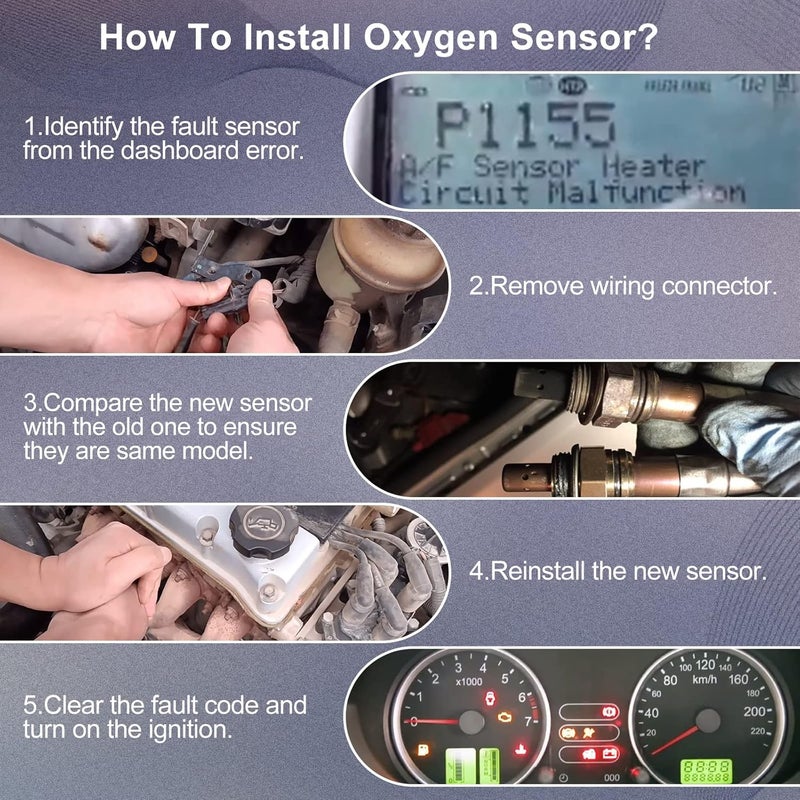 PAPAPARTS Set of 2 Oxygen O2 Sensors for Dodge, Jeep, and Chrysler Vehicles - Image 5