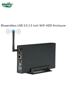 براق Blueendless 3.5 بوصة مربع القرص الصلب المتنقل Wifi WiFi Wireless NAS التخزين السحابي الخاص (قابس الولايات المتحدة)  - Image 5