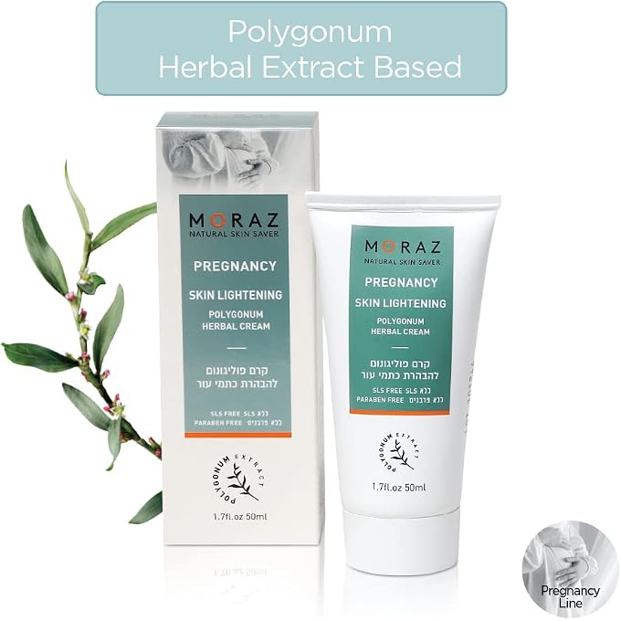 Moraz Polygonum Skin Lightening Cream, 50 ml for Body Areas that Become Darker - Image 1