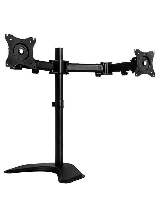 IAF Dual Display Arm Mount For Below 32 Inch Black - Image 1