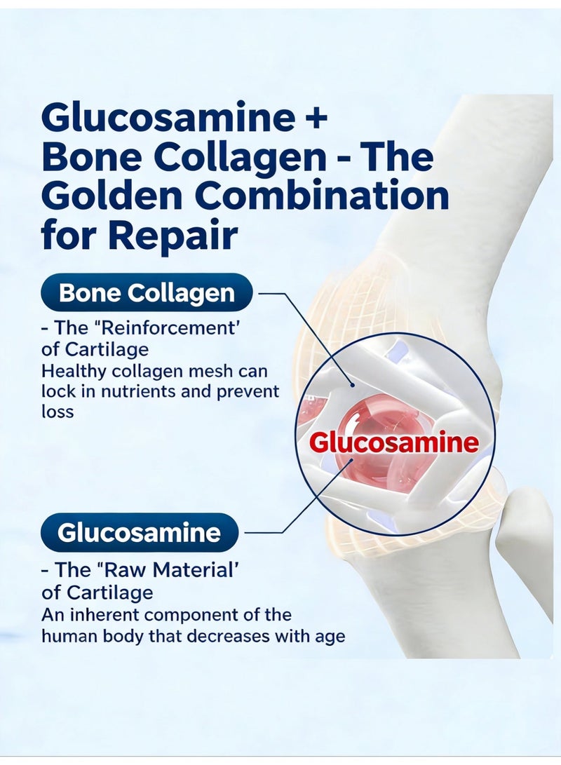 موف فري "متقدم بلس MSM مع الجلوكوزامين، 120 قرص" - Image 4
