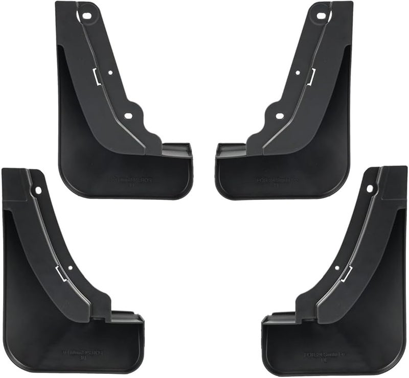 Set of 4 Mud Flaps Front and Rear Splash Guards Compatible with Hyundai Santa Fe 2023 2025 - Image 1