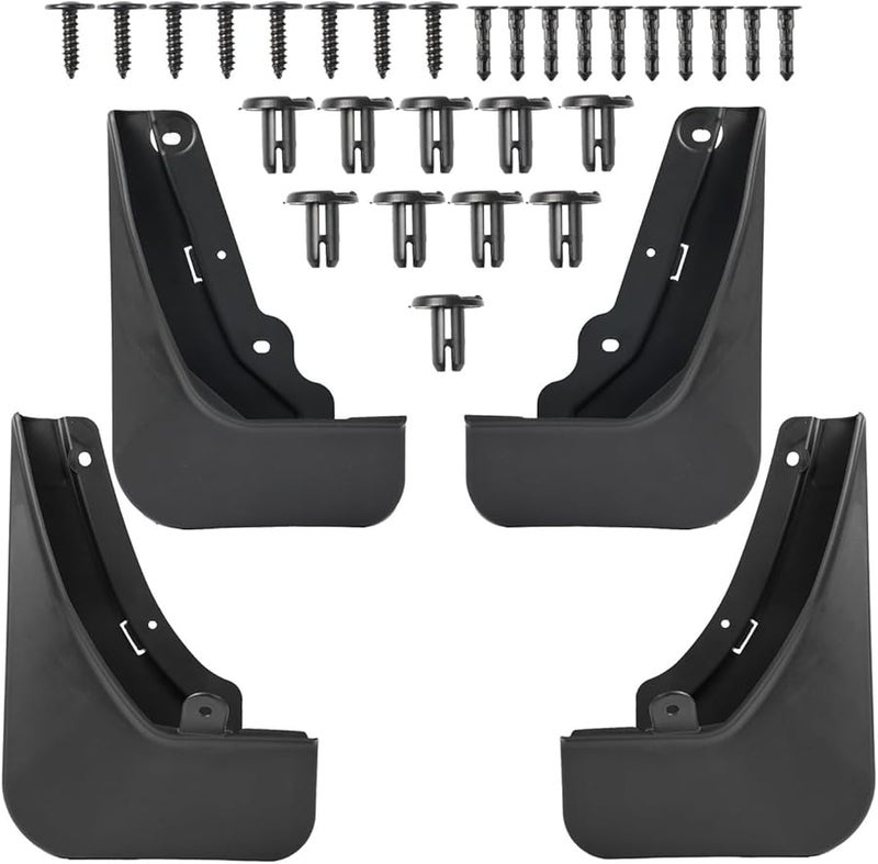 Set of 4 Mud Flaps Front and Rear Splash Guards Compatible with Hyundai Santa Fe 2023 2025 - Image 3