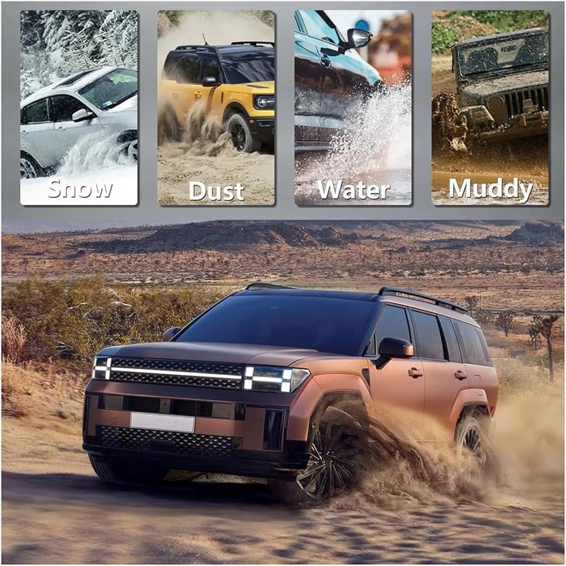 Set of 4 Mud Flaps Front and Rear Splash Guards Compatible with Hyundai Santa Fe 2023 2025 - Image 5