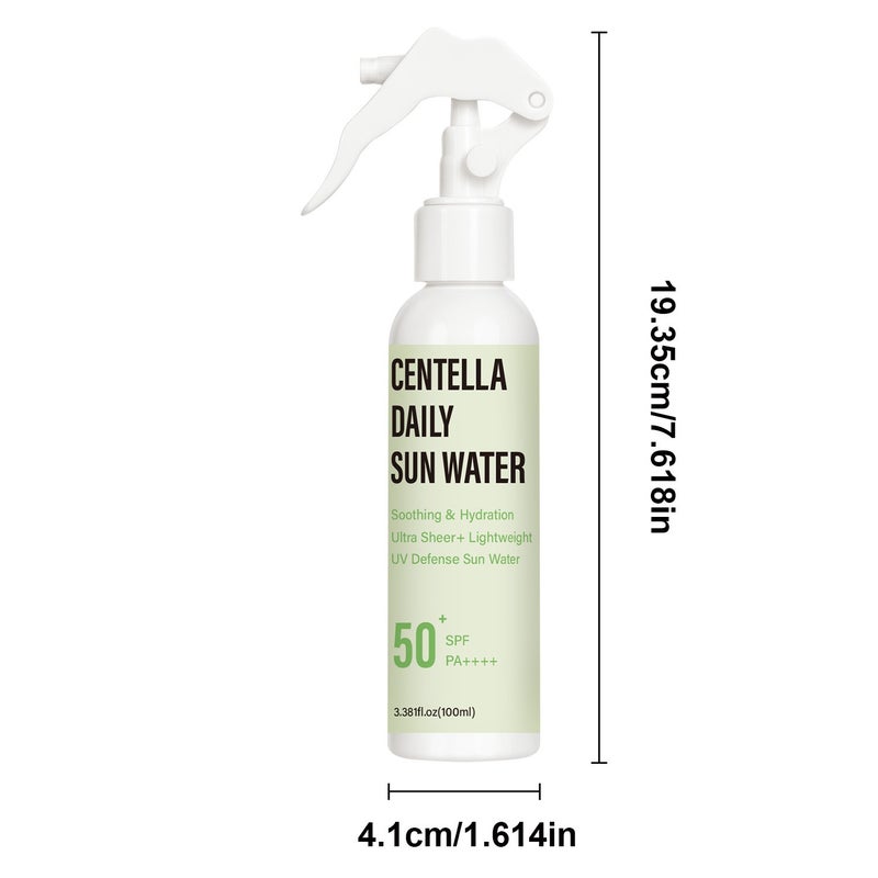 LANEMAY Centella Asiatica Daily Protective Spray SPF50+ PA++++ 100ml Soothing, Moisturizing, and Lightweight - Image 5