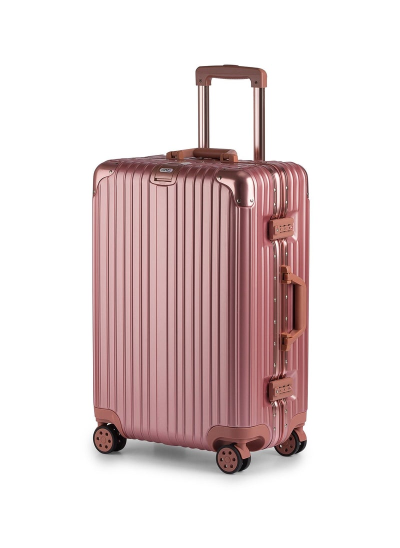 Kenza - Aluminium Frame Ultra-Light, Rose gold, Checked 24-inch, SVK388 - Image 1