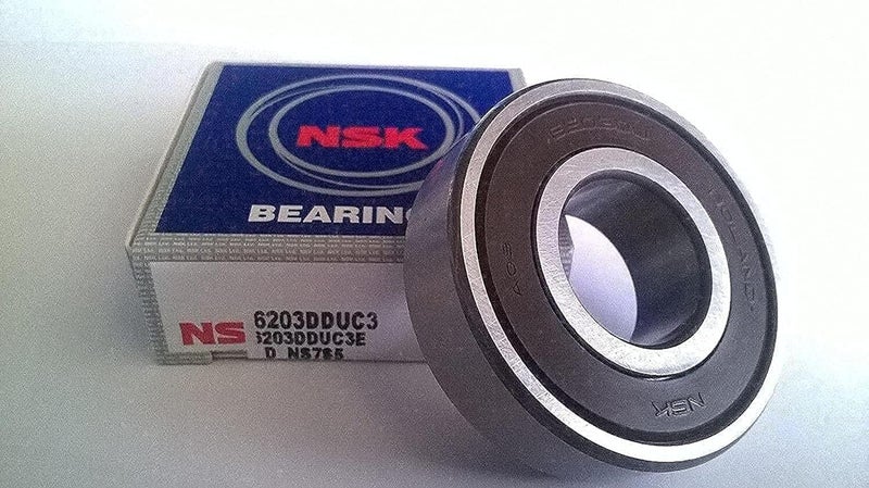NSK 6203 DDU Deep Groove Bearing - 17 x 40 x 12mm