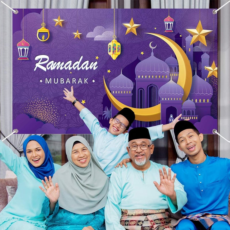 BPA Ramadan Mubarak Decorations Banner - Image 3