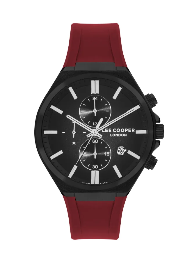 Lee Cooper LEE COOPER Men's Multi Function Black Dial Watch - LC07854.658