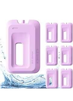 TYCOM Tycom Ice Packs for Lunch Box Reusable Ultra Thin Freezer Packs Long Lasting for Coolers. Cooler Bag for Work School Picnic or Camping Keep Food Fresh 260ml 6 Pack.  - Image 1