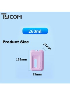 TYCOM Tycom Ice Packs for Lunch Box Reusable Ultra Thin Freezer Packs Long Lasting for Coolers. Cooler Bag for Work School Picnic or Camping Keep Food Fresh 260ml 6 Pack.  - Image 2