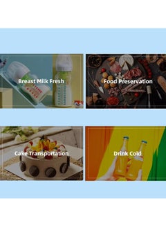 TYCOM Tycom Ice Packs for Lunch Box Reusable Ultra Thin Freezer Packs Long Lasting for Coolers. Cooler Bag for Work School Picnic or Camping Keep Food Fresh 260ml 6 Pack.  - Image 5