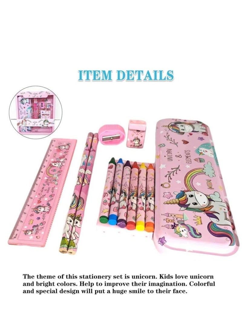 Stationery Set for Kids Ideal for Gifts and Birthday Return Gifts for Kids -Stationary Kit Set for Girls/Boy Birthday Gift (Multicolor) - Image 3