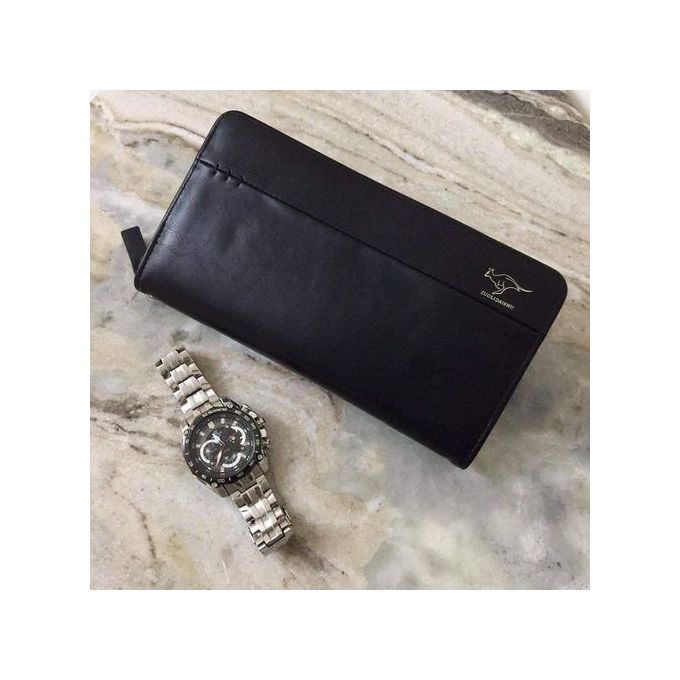 KANGAROO Men's wallet and kangaroo leather handbag for carrying belongings and mobile phone - Image 5