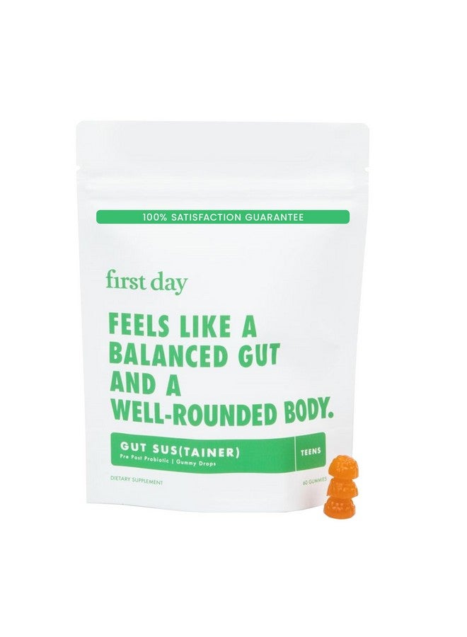 FIRST DAY Teens Tribiotic Gummies - Pre+, Post+, Probiotics & More to Support Growth (60 Count, Pack of 1) - Image 1