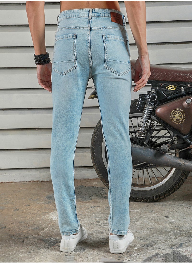 HIGH STAR - Men Indigo 36 Jeans - Image 1