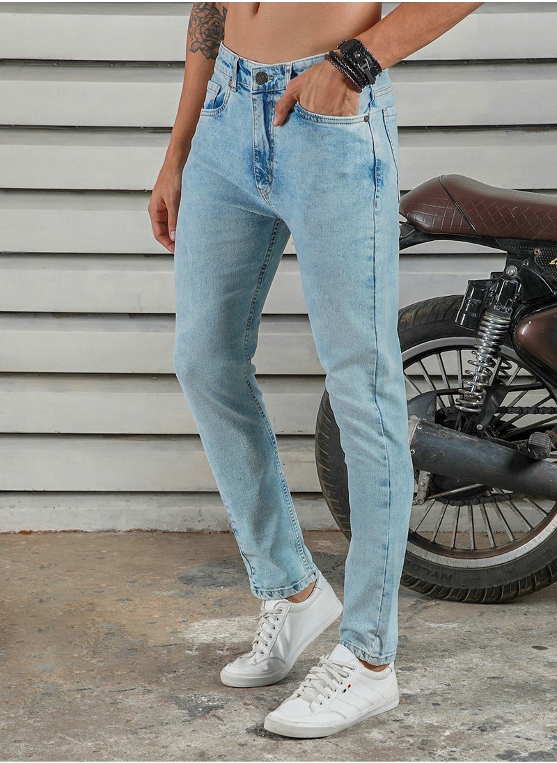 HIGH STAR - Men Indigo 36 Jeans - Image 1
