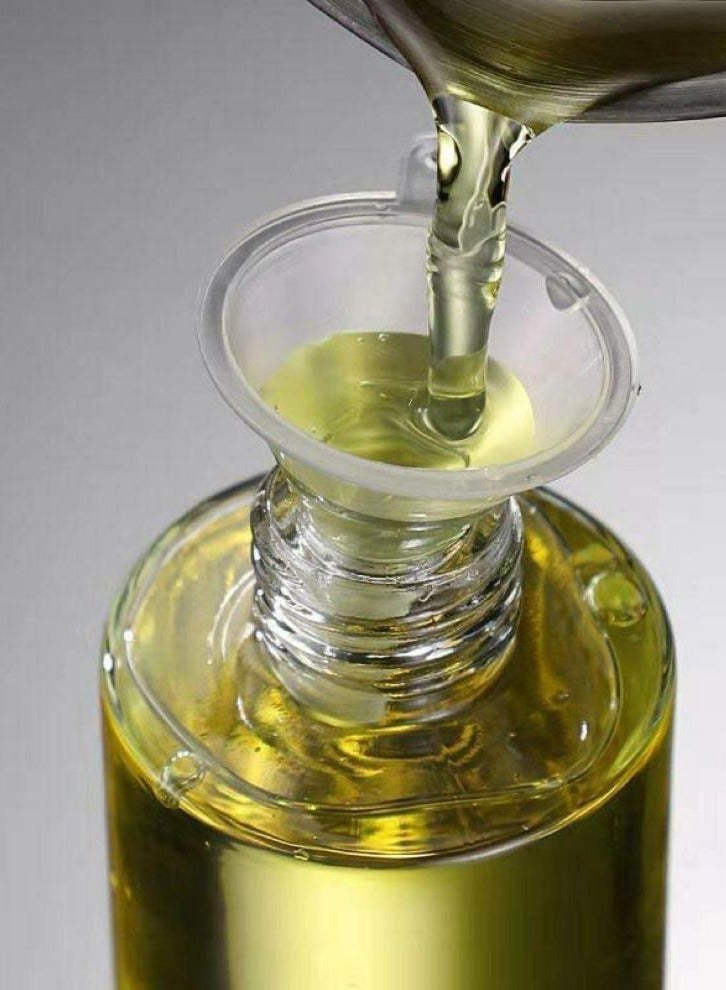 Transparent Oil Spray Bottle gold 100ml  - Image 4