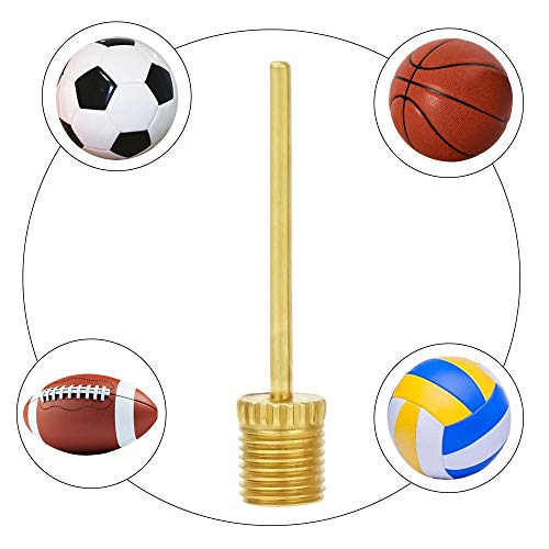PinbWD Hyacinth 16PCS Premium Brass Presta and Schrader Valve Adapter, Bike Tire Valve Adapters, Ball Pump Needle, Adapters Kit as Inflation Devices and Accessories fit for Standard Pump or Air Compressor - Image 4