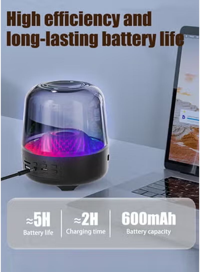 هيروكس مكبر صوت لاسلكي - بتصميم فاخر وإضاءة محيطية - Image 4