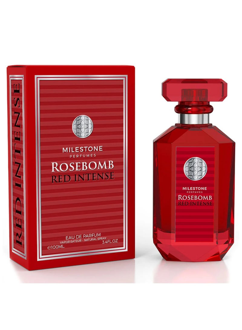 Milestone Rosebomb Red Intense Eau De Parfum For Women - 100 ML - Image 1
