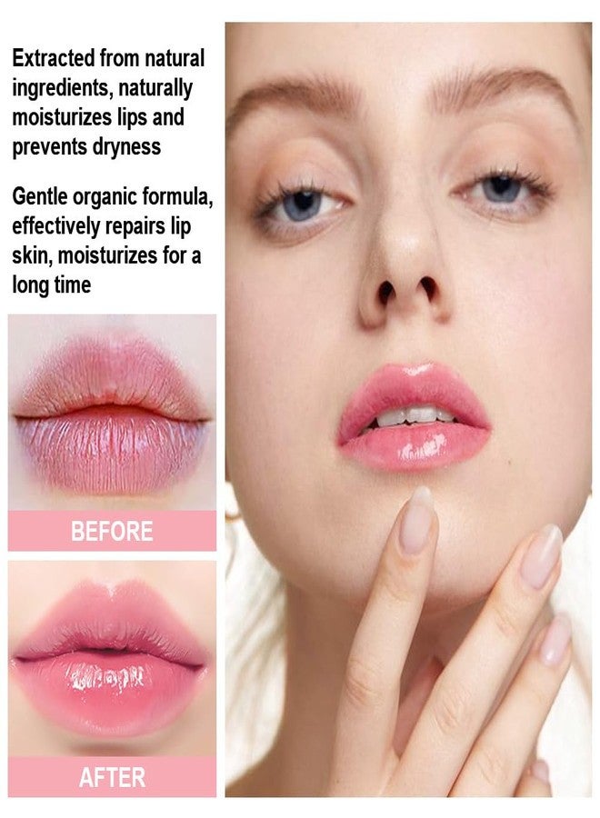 BINGBRUSH Peach Color Changing Lipstick,Moisturizer Long Lasting Lip Care Lip Balm Magic Lip Gloss Lip Tint Stain Gloss Set for Women(5 Pcs-01#Aloe+02#Strawberry+09#Peach+04#Red Cherry+10#Avocado) - Image 3