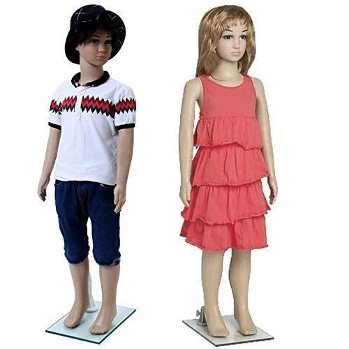 RAVIZAA Kids Straight Full Body Mannequin Display Dummy for Shops Kids1