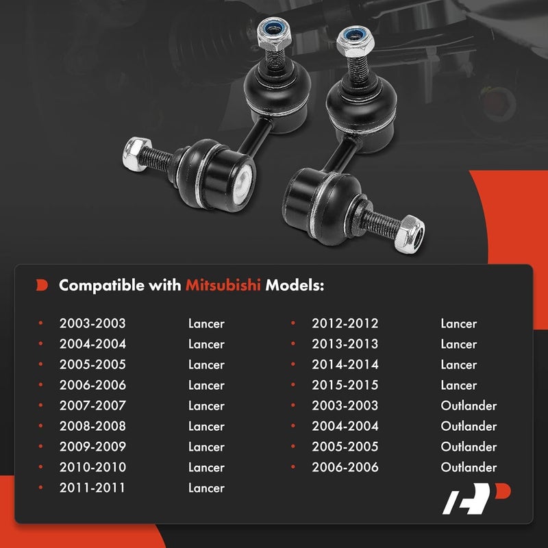A-Premium Front Sway Bar Links for Mitsubishi - Image 2