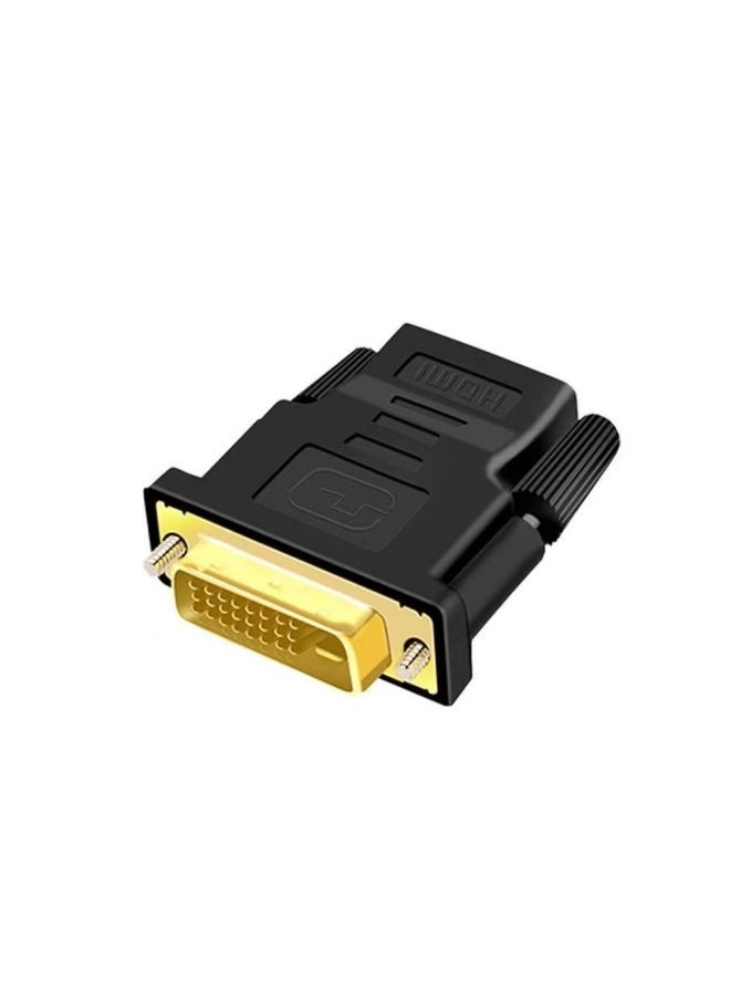 Generic - HDMI Female To DVI Male 24+1 Pins Adapter（Black） - Image 1