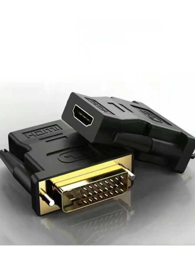 Generic - HDMI Female To DVI Male 24+1 Pins Adapter（Black） - Image 1