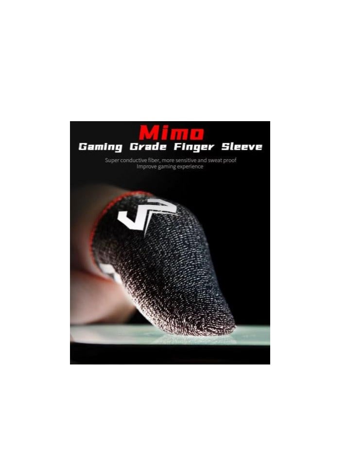 Memo MEMO Silver Fiber Gaming Finger Sleeves - Image 1