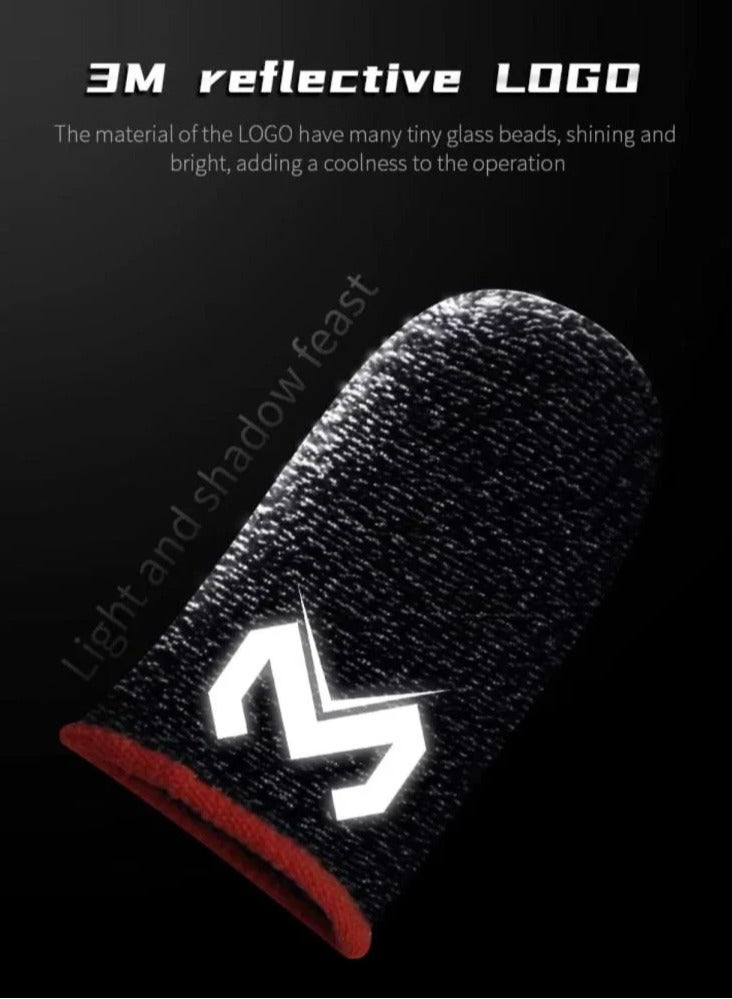 Memo MEMO Silver Fiber Gaming Finger Sleeves - Image 4