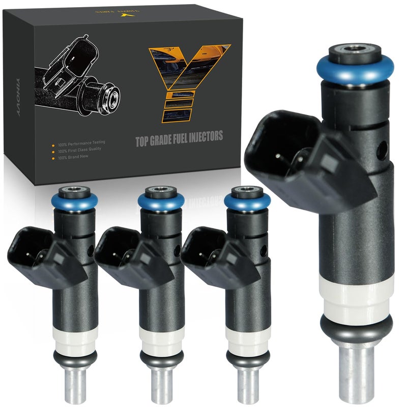YIHOVY Upgraded Fuel Injectors FJ1058 fit for Jeep Compass Patriot 20072017 fit for Dodge Journey Avenger Caliber 20072015 fit for Chrysler 200 Sebring 20072014 L4 24L Gas 04891577AC 4 - Image 2