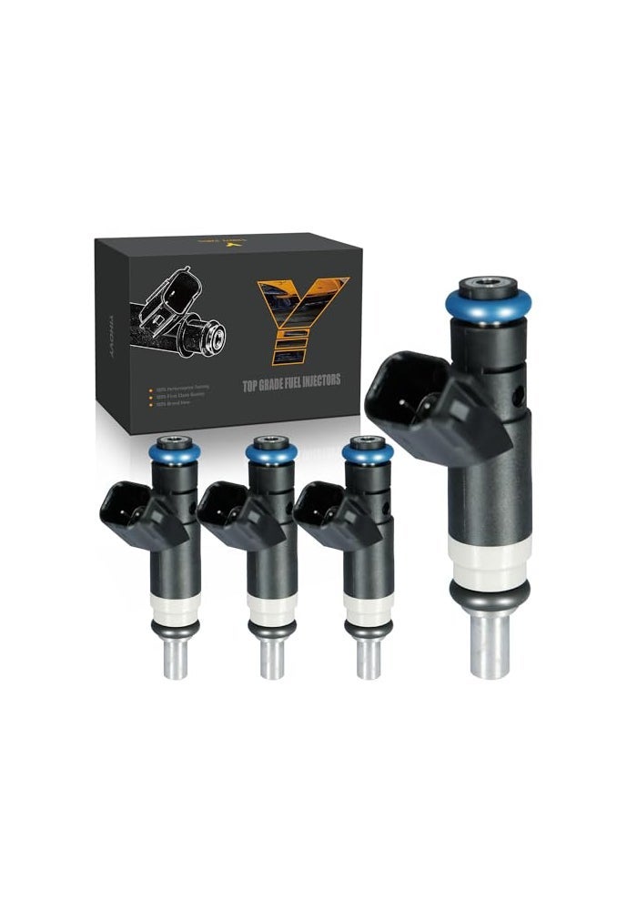 YIHOVY Upgraded Fuel Injectors FJ1058 fit for Jeep Compass Patriot 20072017 fit for Dodge Journey Avenger Caliber 20072015 fit for Chrysler 200 Sebring 20072014 L4 24L Gas 04891577AC 4 - Image 1