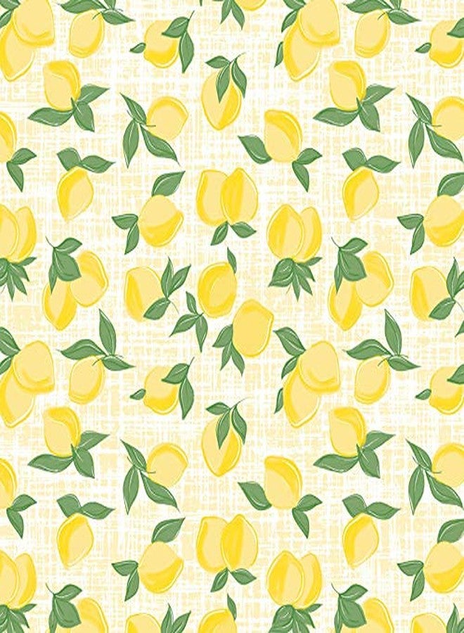 Con-Tact Brand Grip Prints 4 ft. L x 18 in. W Country Lemon Non-Adhesive Shelf Liner - Total Qty: 66 - Image 1