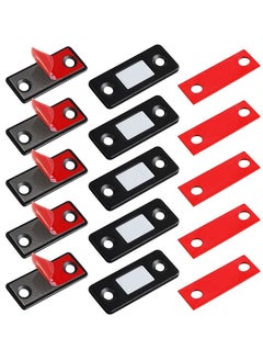 Y&D Cabinet Magnetic Catch SYOSI 5 Pack Black Ultra Thin Door Closures for Kitchen Closet Closing Closer  - Image 1