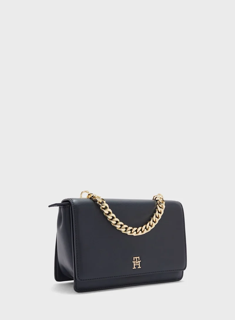 TOMMY HILFIGER Refined  Medium Chain Crossbody Bag