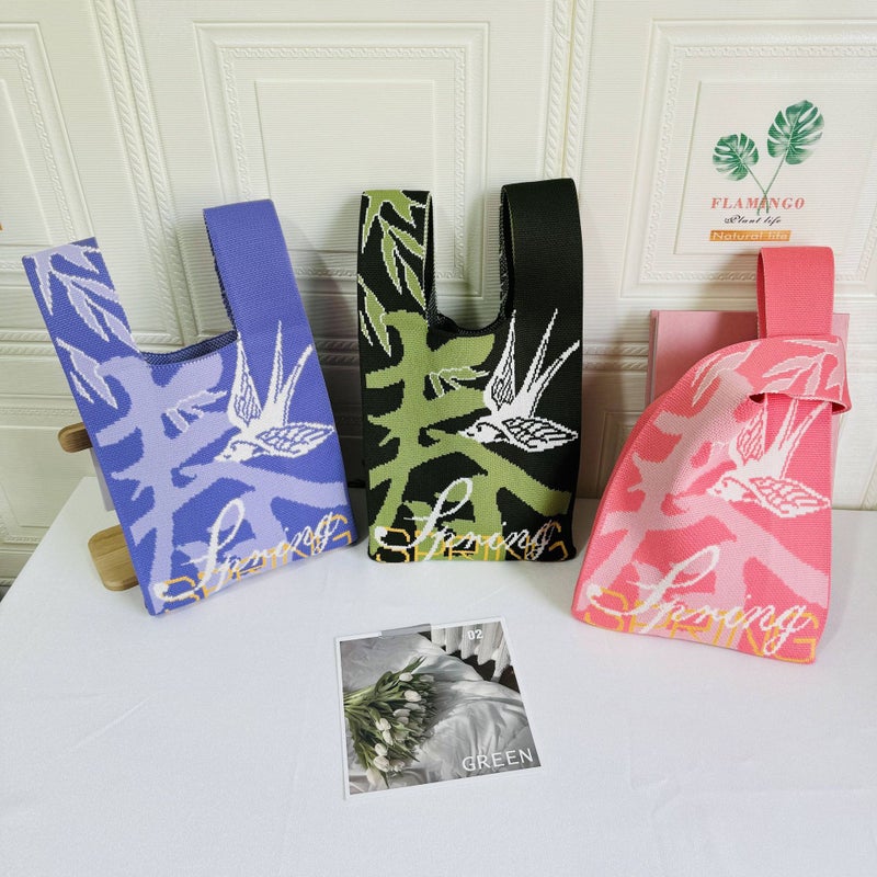 Original Design Super Cute Vest Bag Female Teacher'S Day Gift Large Capacity Handbag Shopping Wrist Bag Gift Bag - Image 3