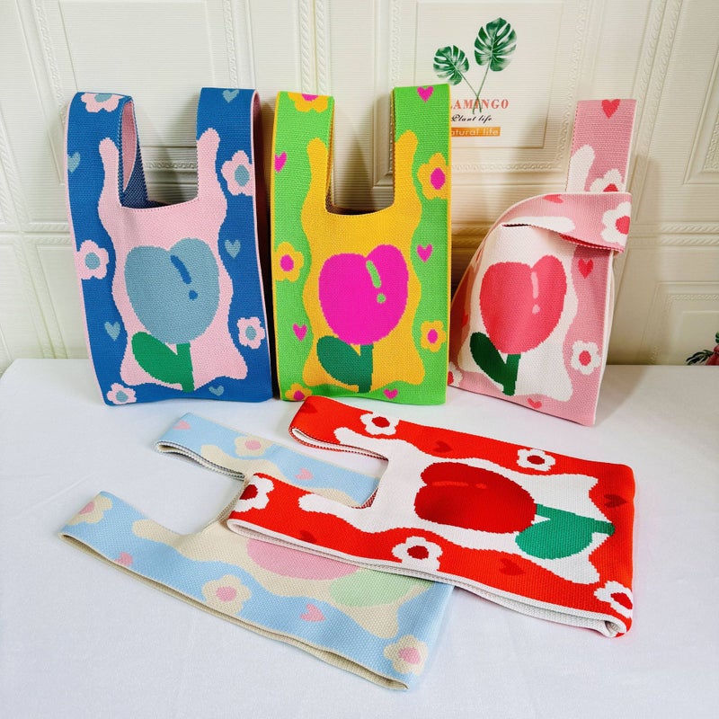 Original Design Super Cute Vest Bag Female Teacher'S Day Gift Large Capacity Handbag Shopping Wrist Bag Gift Bag - Image 2