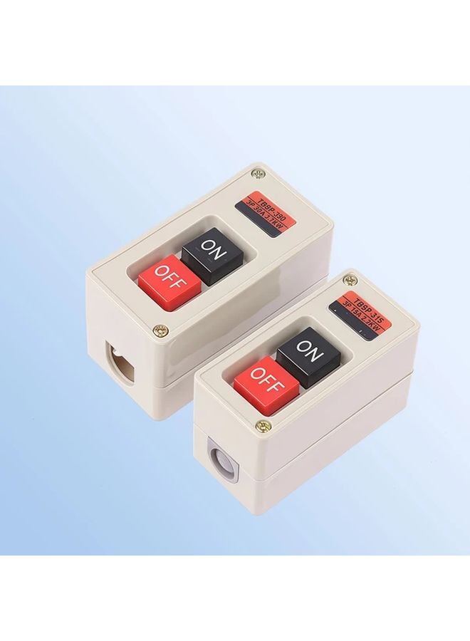 TBSP 315 Motor Start Stop Button Switch Control Box 15A 30A Single Three Phase - Image 1
