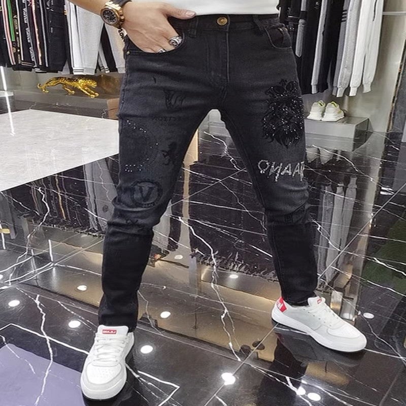 Unisex Classic Denim Jeans Loose Fit Daily Outdoor Wear - Image 4
