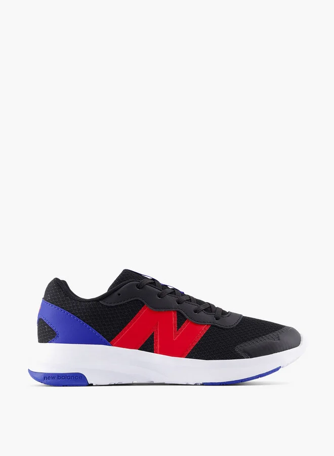 New Balance Boys' Logo Print Lace-Up Sports Shoes