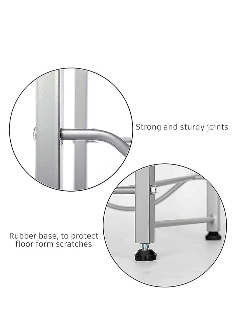 3 Bottles Storage Rack 3 Tier Reinforced Carbon Steel Heavy Duty Water Cane Jug Holder Cooler Organizer Shelf for Home Kitchen Office Garages Restaurant Gym Stand Shelves  - Image 5