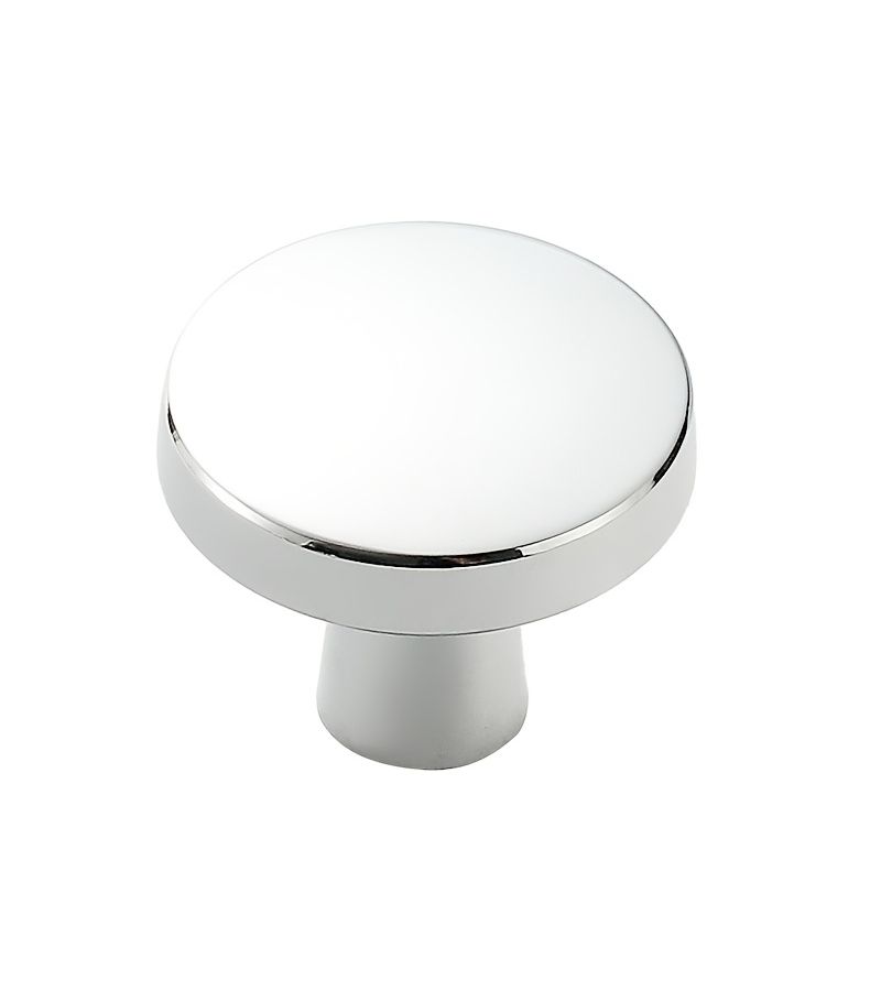 Set Of 2 Brushed Satin Cabinet Knobs Round Modern Handles For Dresser Drawers Office Kitchen Bathroom - Image 2