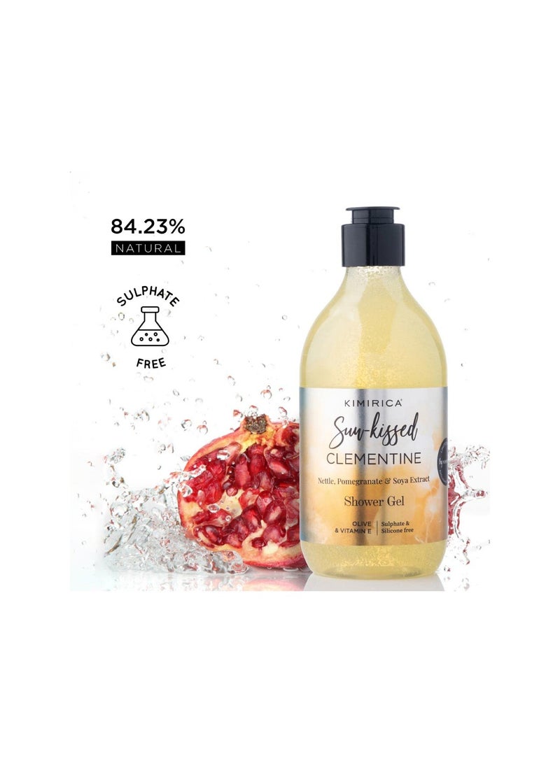 كيميريكا جل الاستحمام مع خلاصة نبات القراص والرمان والصويا - Image 4